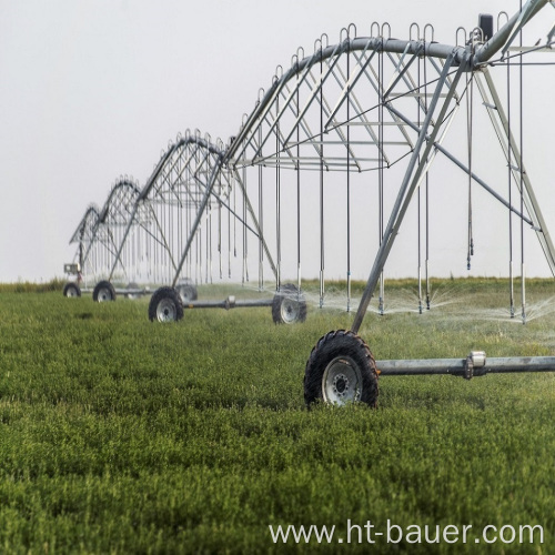 Automatic plant watering center pivot irrigation system